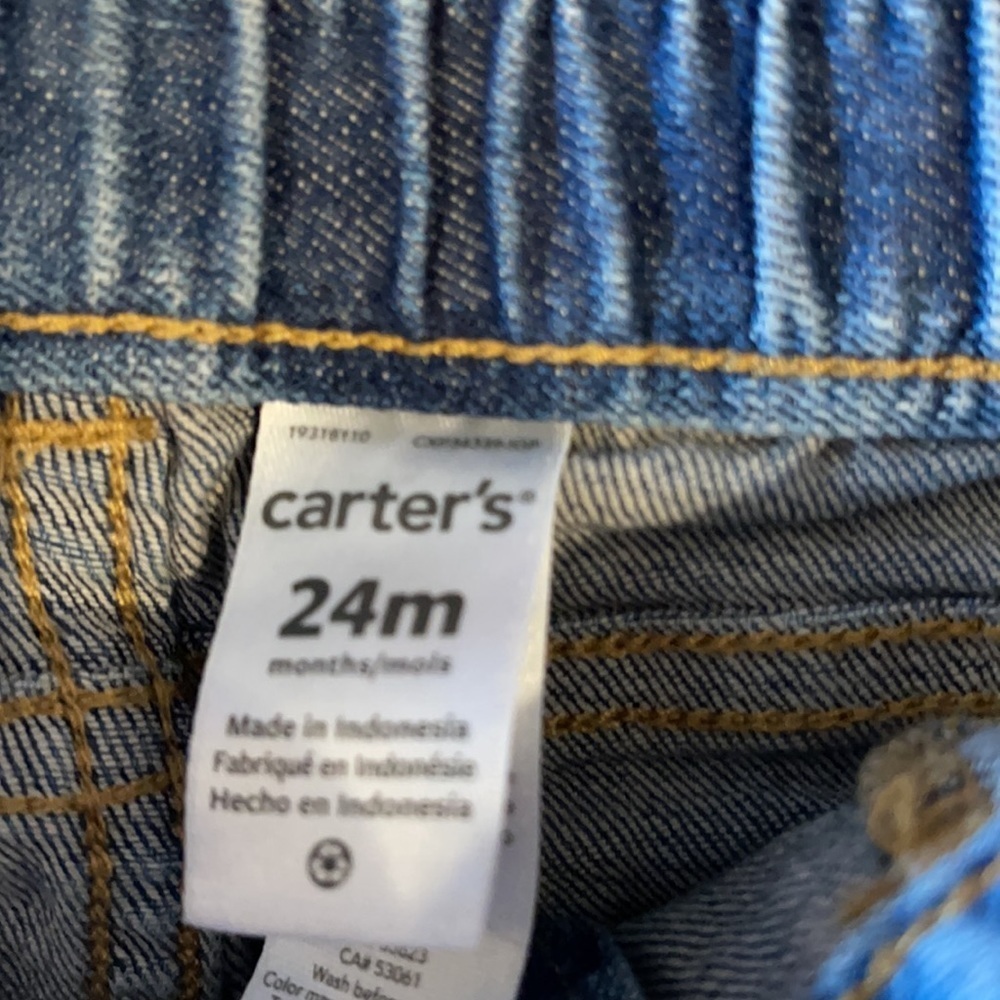 Carter’s Blue Jeans 24 mos - Picture 5 of 7